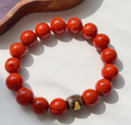Flame Pattern Southern Red Beads Bracelet